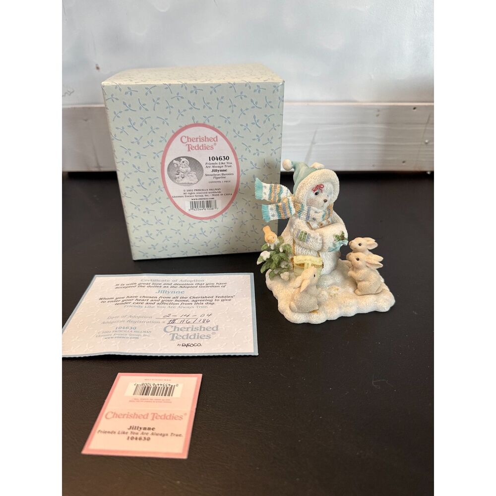 Cherished Teddies 104630 Jillynne "Friends Like You Are Always True" Figurine